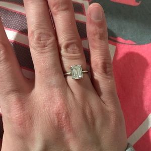 Size 5 emerald cut ring
